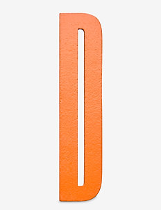 Orange wooden letters, Design Letters
