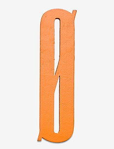 Orange wooden letters, Design Letters