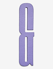 Design Letters - Purple wooden letters - vægdekorationer - purple - 0