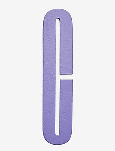 Purple wooden letters, Design Letters