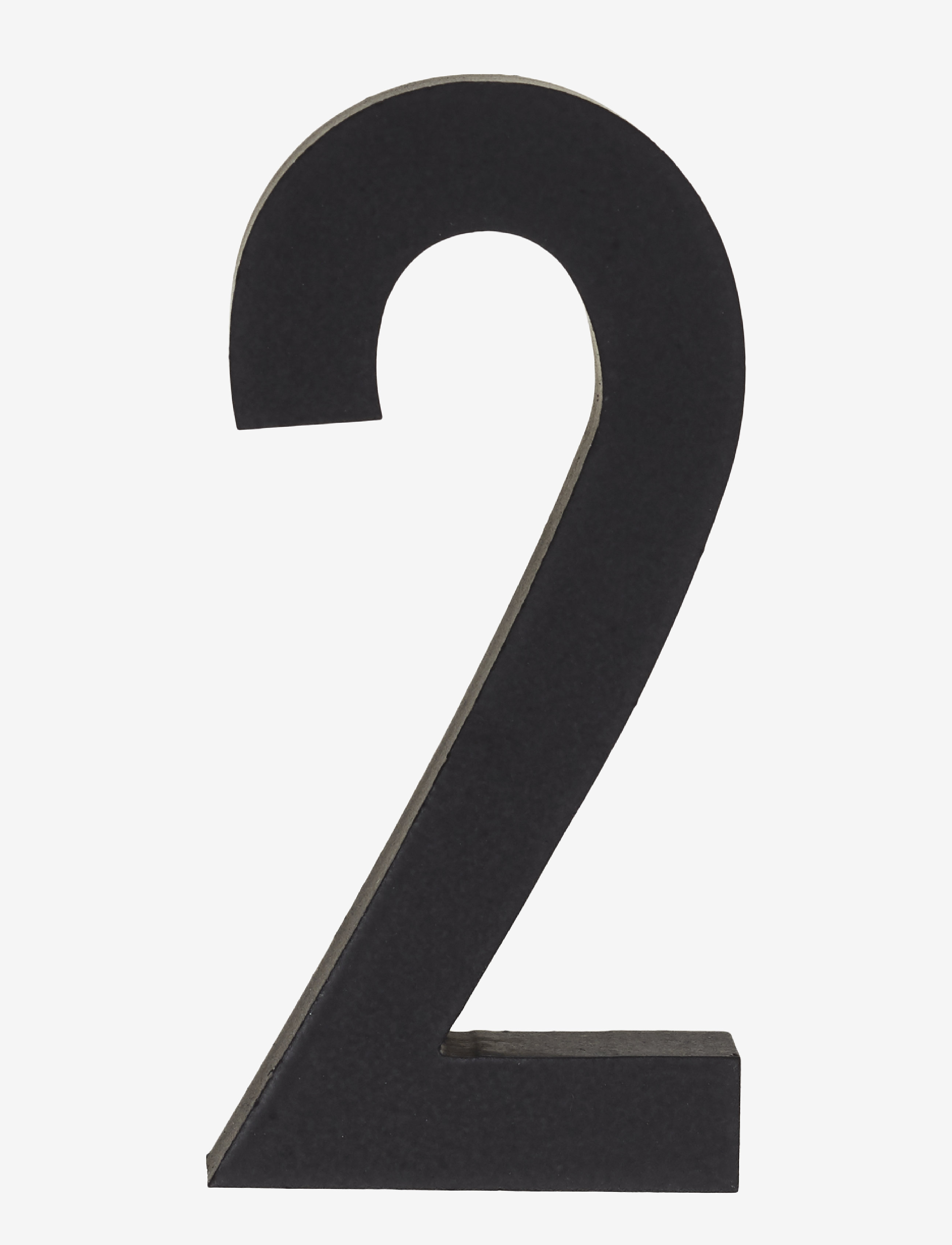 DESIGN LETTERS Architect Numbers Schwarz - 5X 3X 0.9CM - Unisex
