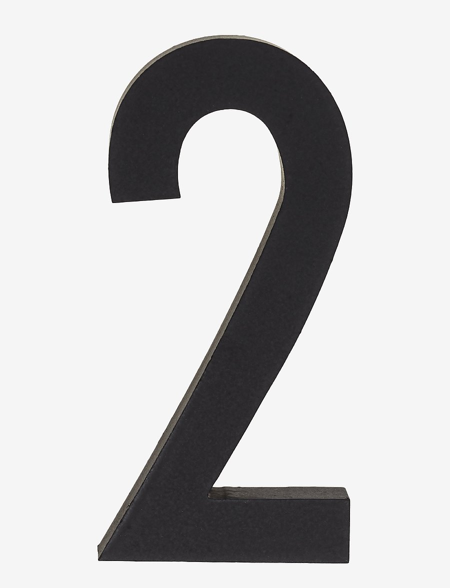 Design Letters - Architect Numbers - décoration murale - black - 0