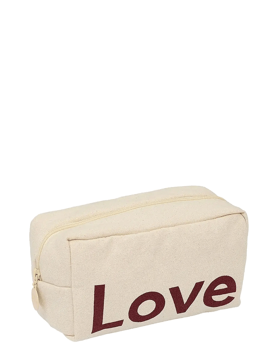 Design Letters - Cavita. Travel Wash bag - trousses de maquillage - natural / syrrah burgundy - 0