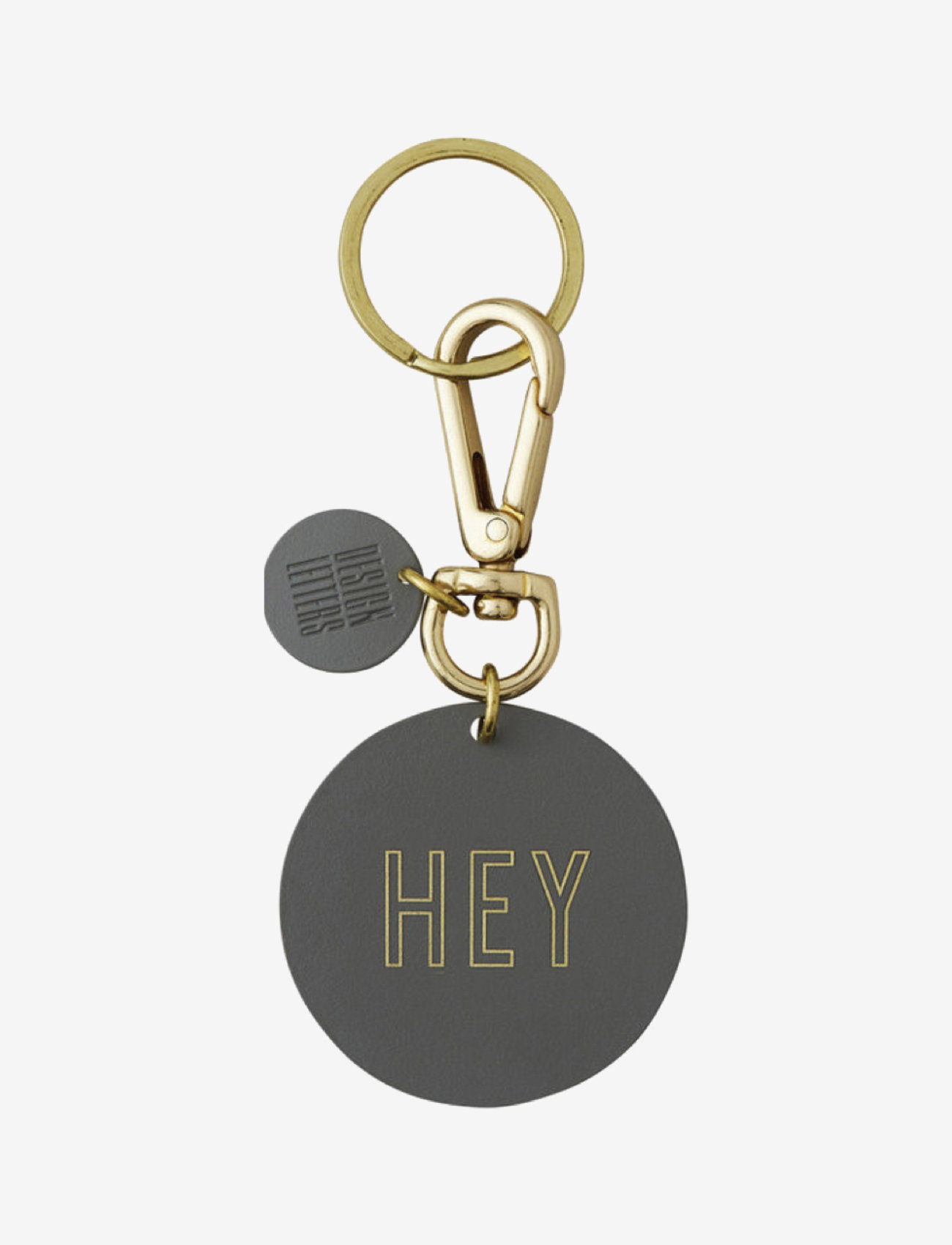 Design Letters - Key Ring - laveste priser - grey - 0