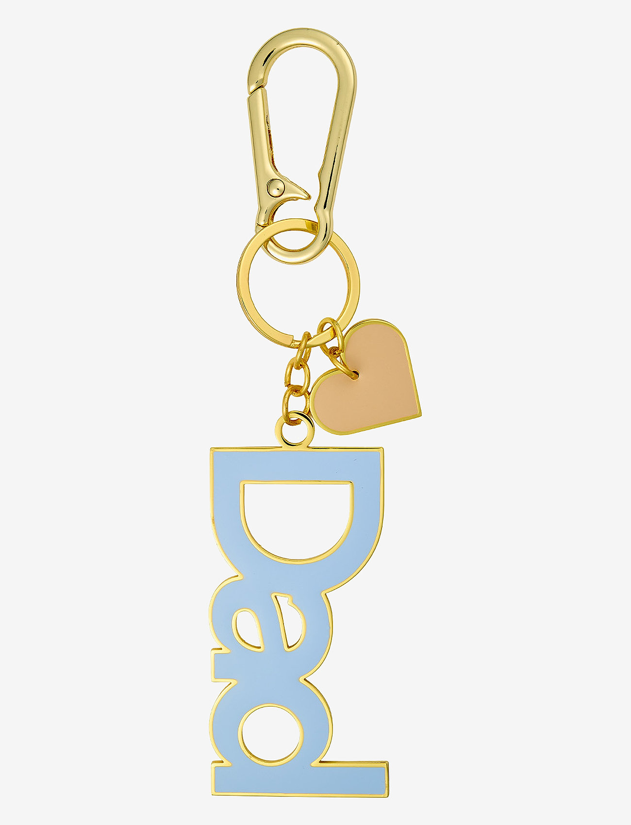 Design Letters - Key ring & Bag tag - nøgleringe & bag charms - dusty blue - 1