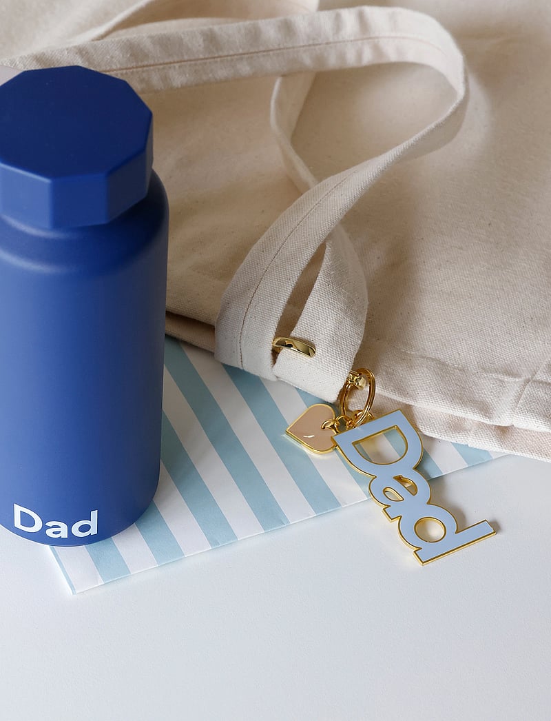 Design Letters - Key ring & Bag tag - nøgleringe & bag charms - dusty blue - 0