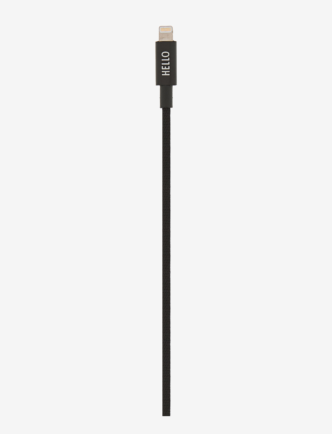 Design Letters - Extra long Cable iPhone - chargeurs et câbles - black - 1