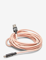Design Letters - Extra long Cable iPhone - zemākās cenas - pink - 0