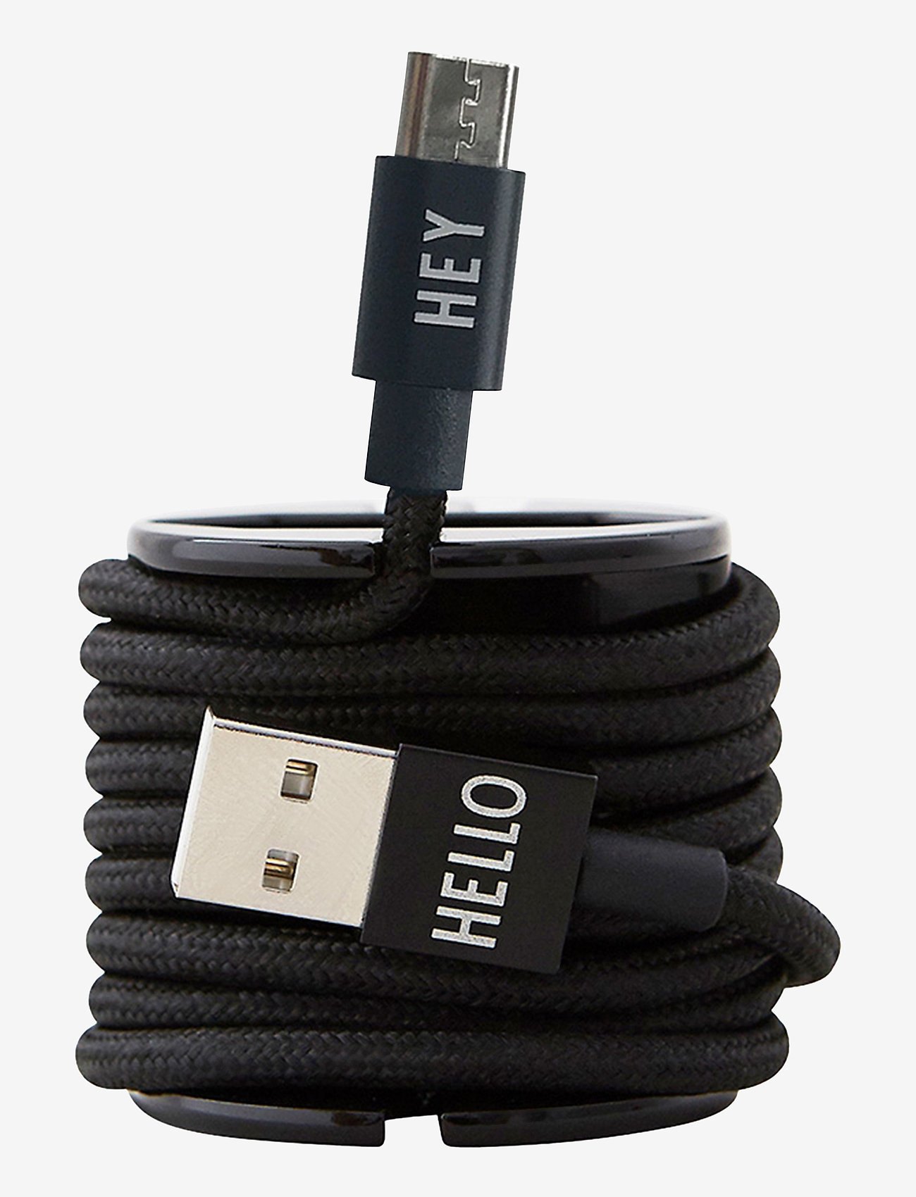 Design Letters - MyCable USB-C Cable 1m - de laveste prisene - black - 0