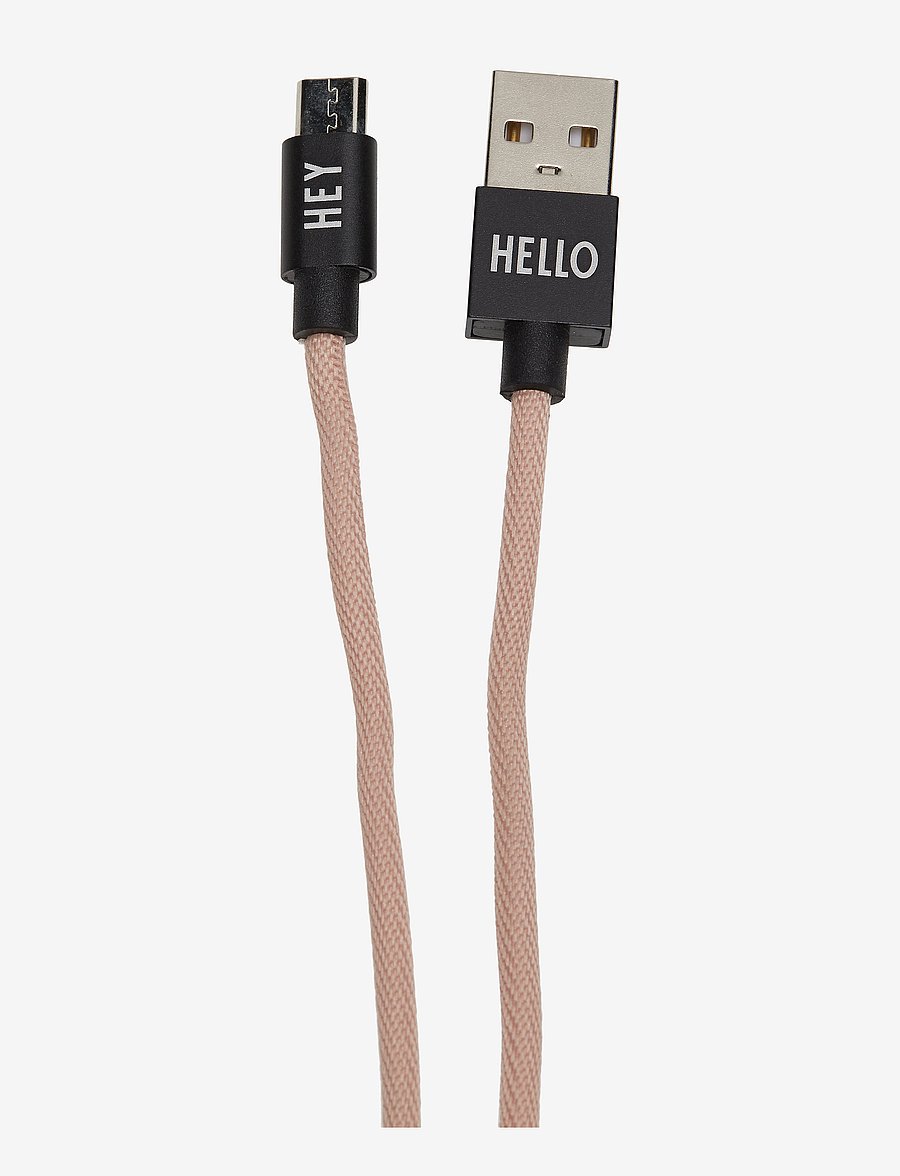 Design Letters - MyCable Micro USB Cable - opladere & ledninger - nude - 1
