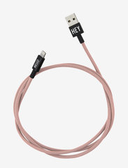 Design Letters - Lightning cable 1 meter colors - mažiausios kainos - nude - 0