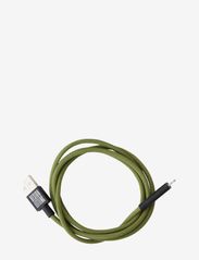Design Letters - Favourite Cable - Lightning 1m - alhaisimmat hinnat - forestgrn - 1