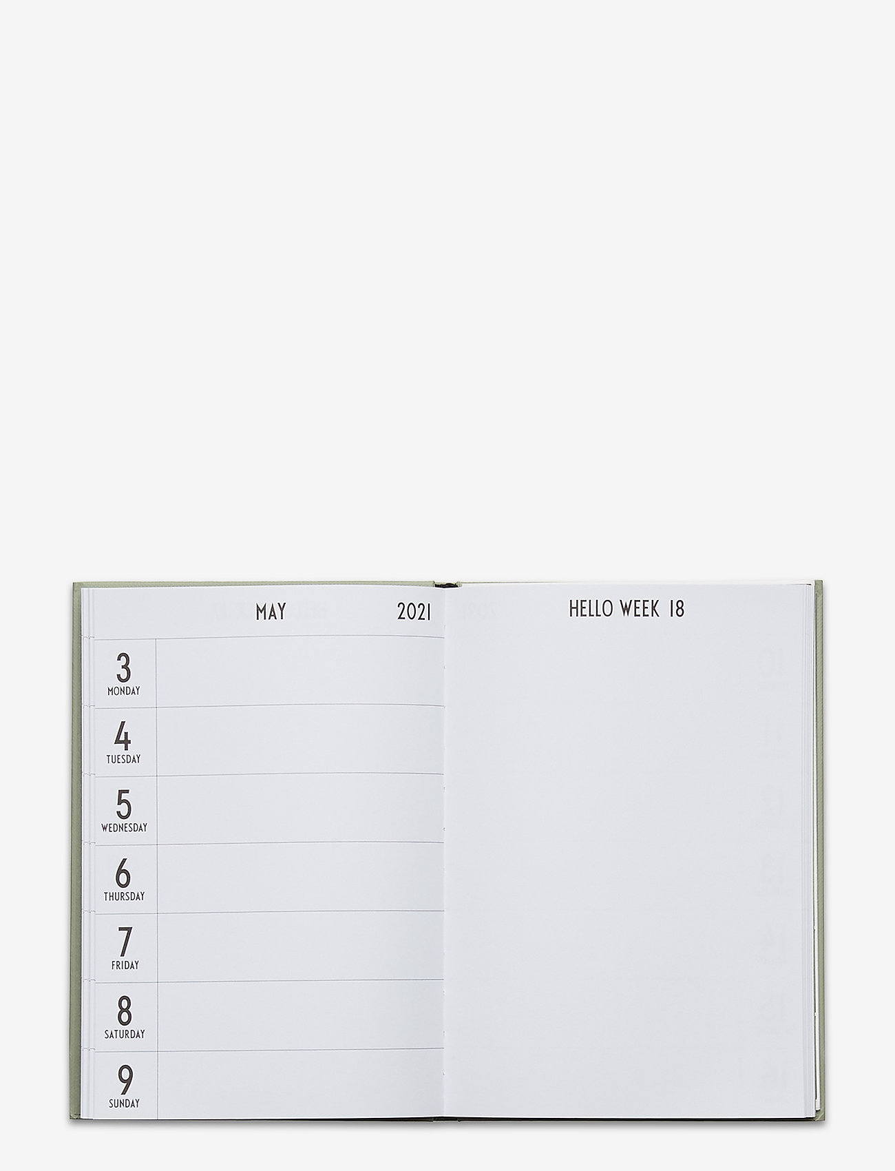 Design Letters - Calendar 2021 - die niedrigsten preise - darkgreen 5507u - 1