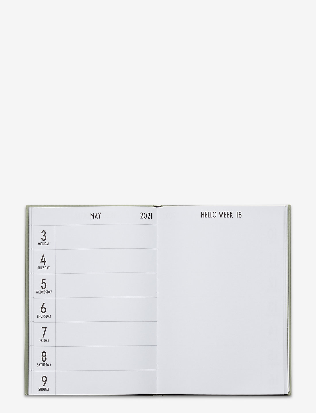 Design Letters - Calendar 2021 - kalender & notizbücher - darkgreen 5507u - 1