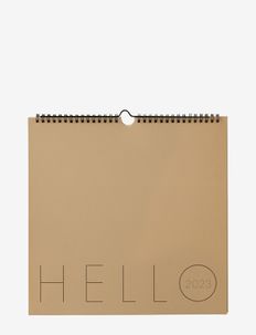 Wall Calendar 2023, Design Letters