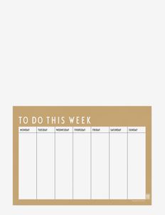 Weekly planner, Design Letters