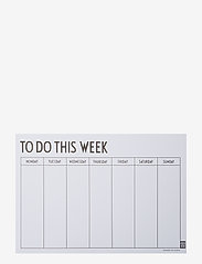 Design Letters - Weekly planner - calendriers et carnets - black - 0