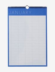 Design Letters - Monthly planner - de laveste prisene - cobalt blue 2728c - 1
