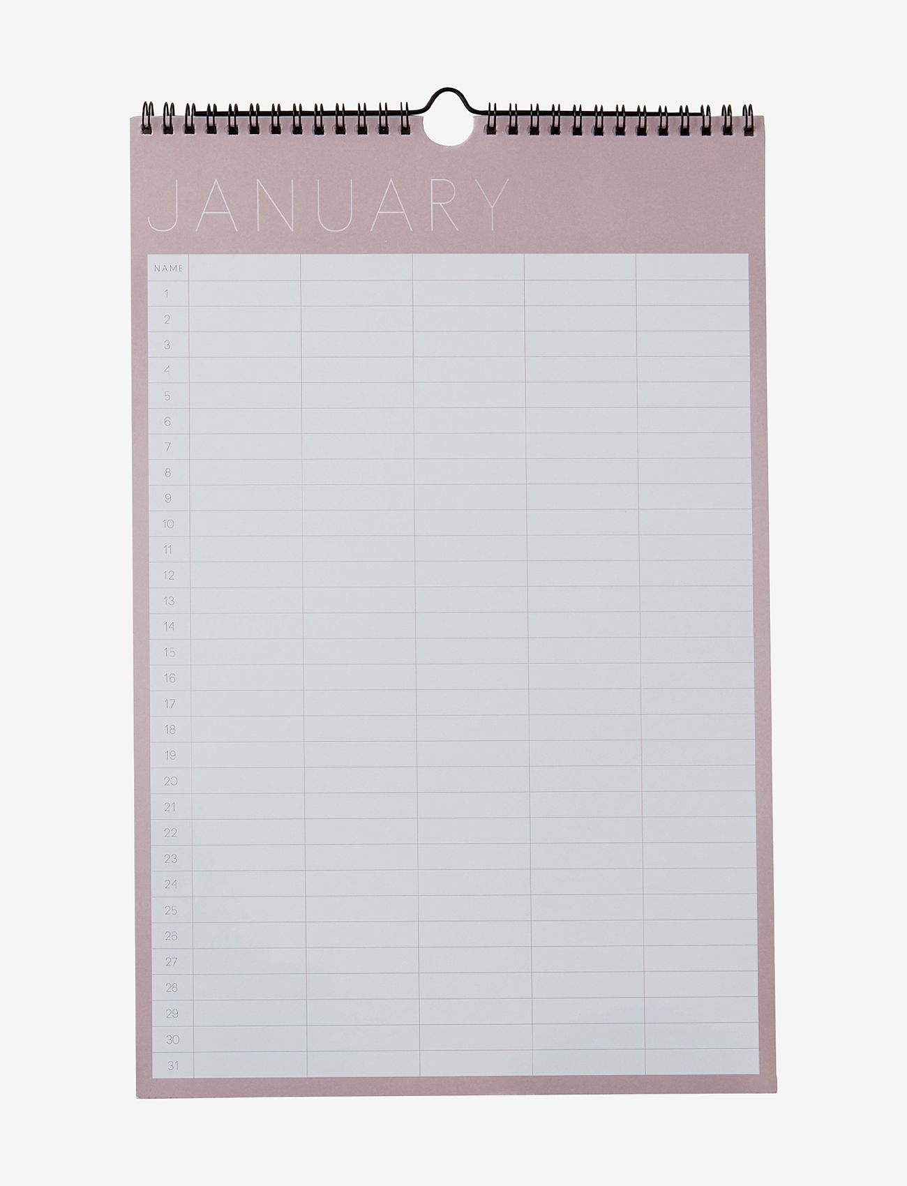 Design Letters - Monthly planner - madalaimad hinnad - lavender 5225c - 1