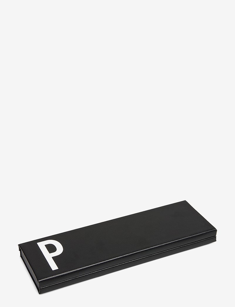 Design Letters - Personal pencil case - pennfodral - black - 0