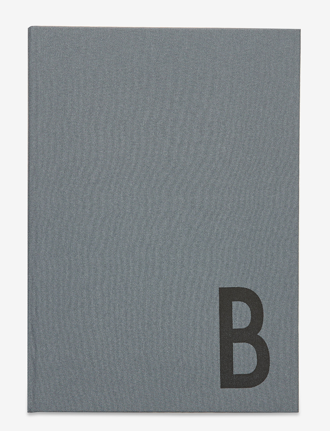 Design Letters - Personal textile notebook - kalendarze i notatniki - grey - 0