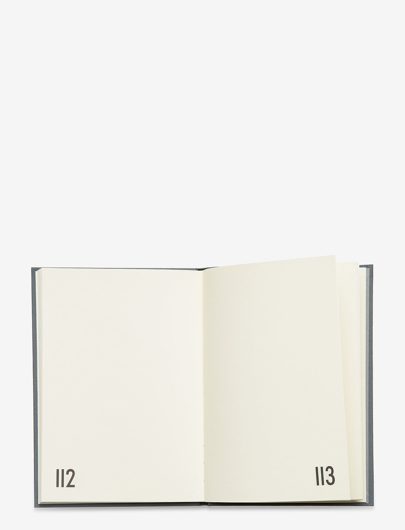 Design Letters - Personal textil notebook - kalenders en notitieboekjes - grey - 1