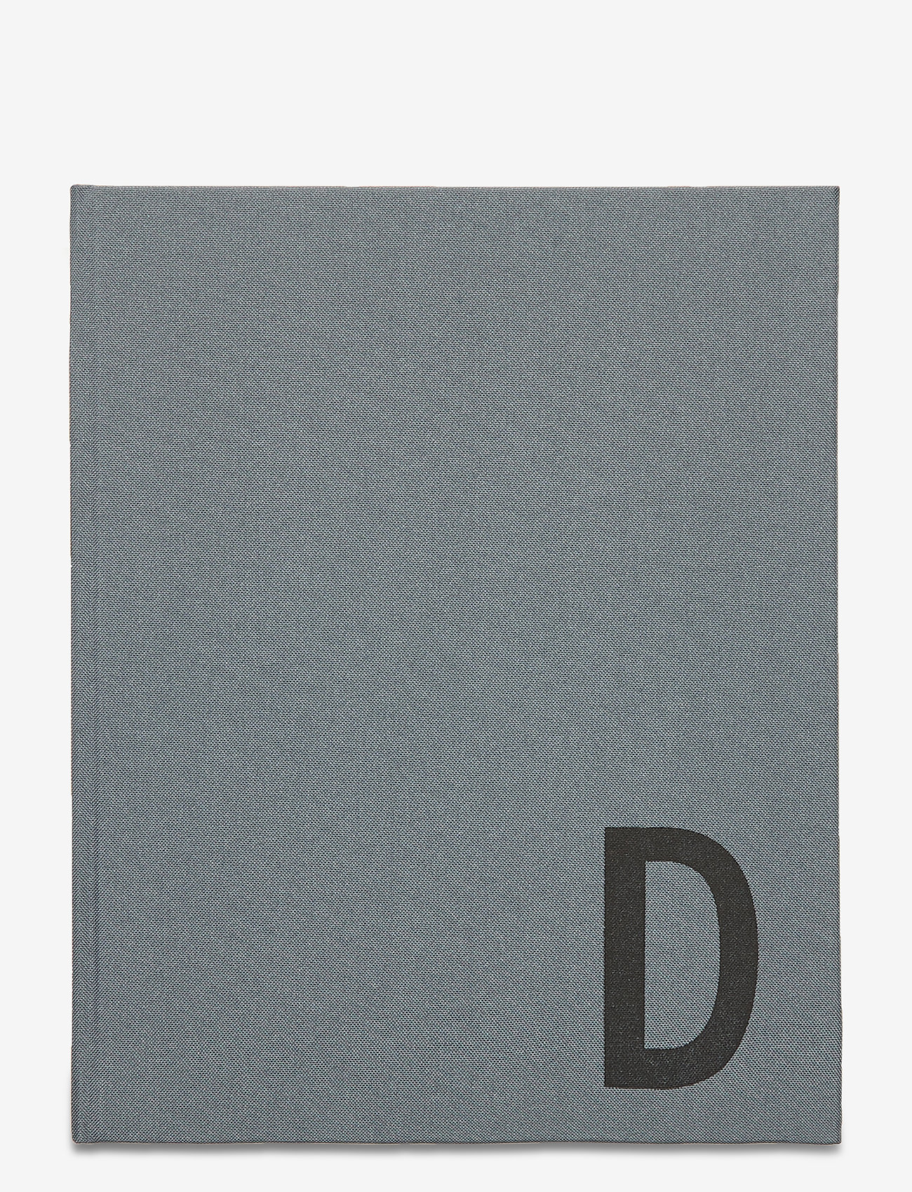 Design Letters - Personal textil notebook - lowest prices - grey - 0