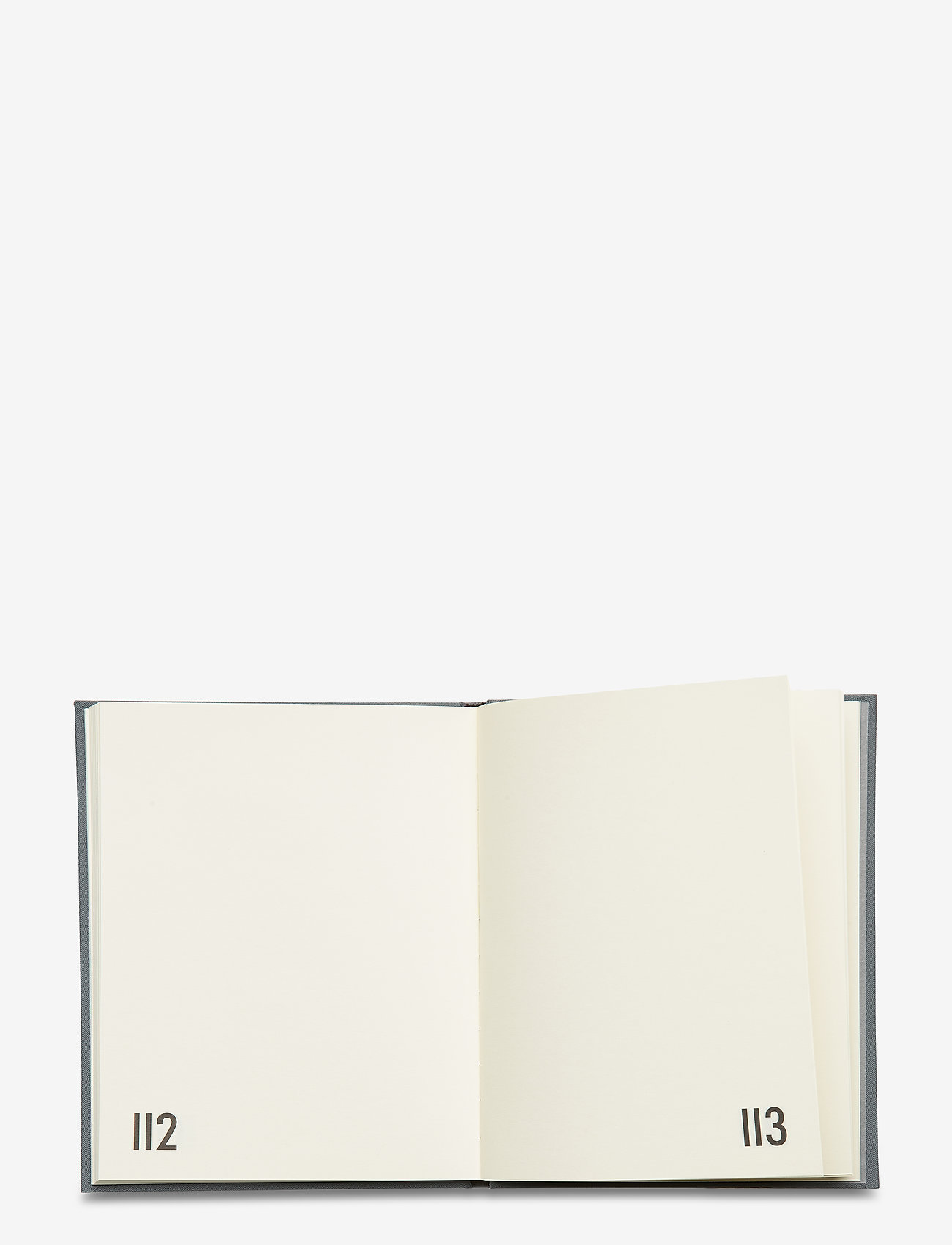 Design Letters - Personal textil notebook - de laveste prisene - grey - 1