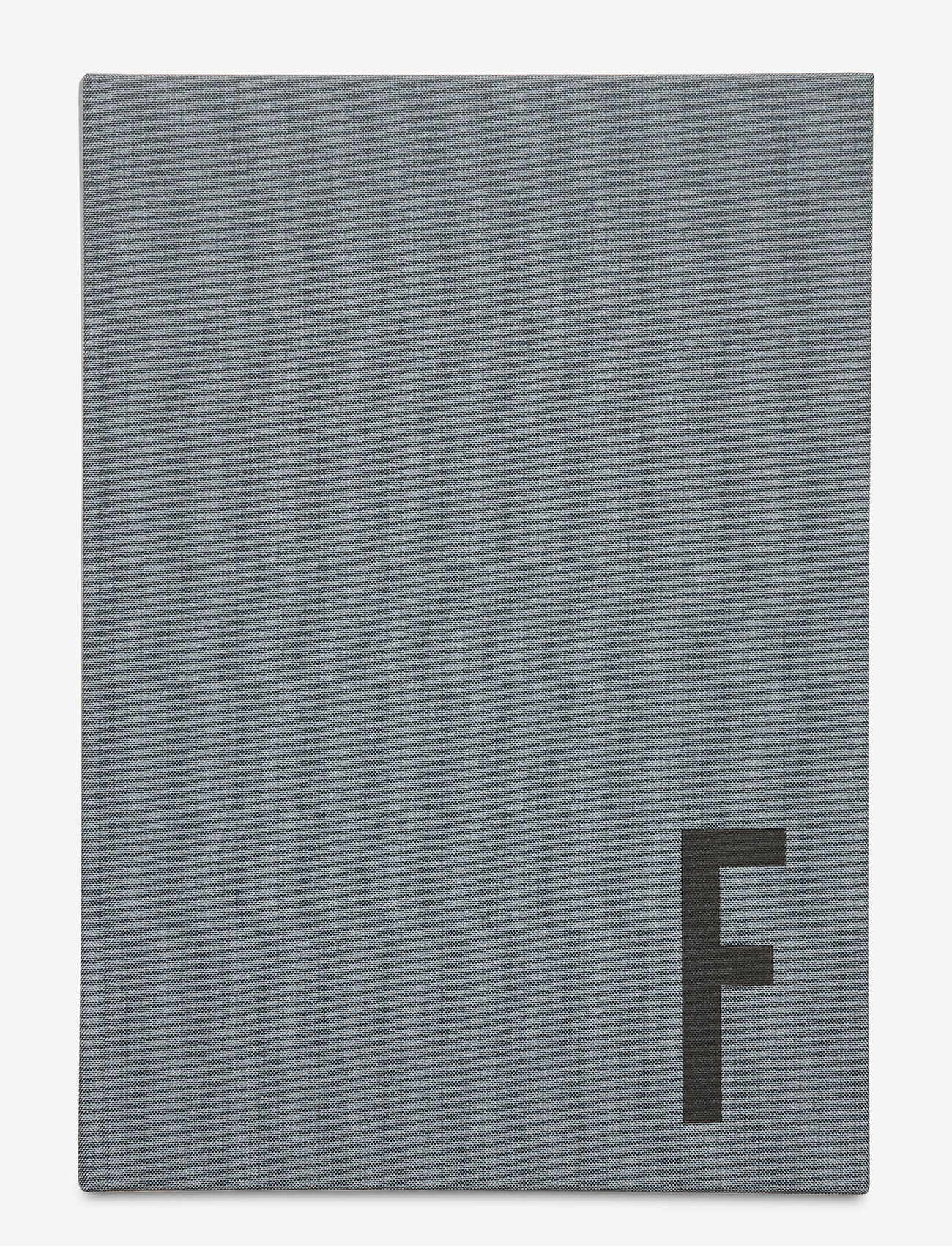Design Letters - Personal textil notebook - laveste priser - grey - 0
