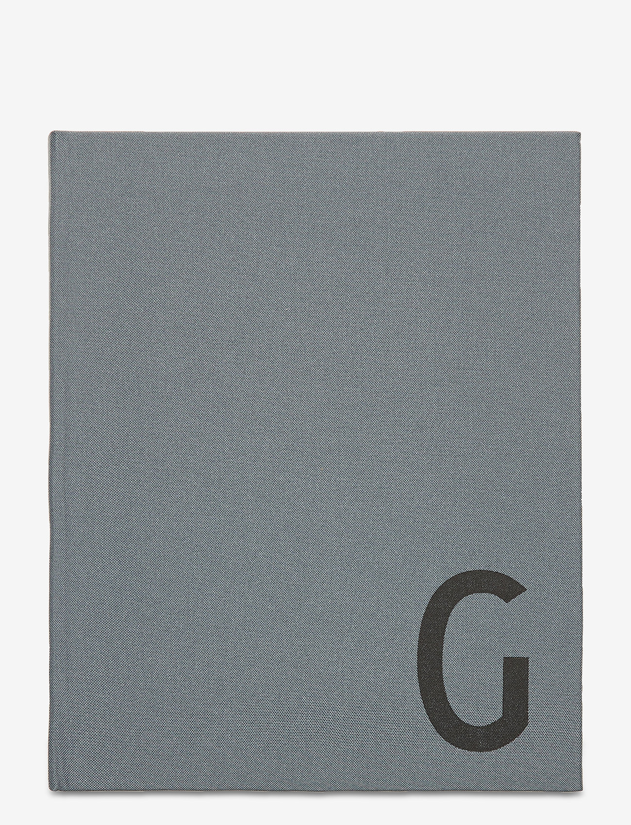 Design Letters - Personal textil notebook - alhaisimmat hinnat - grey - 0