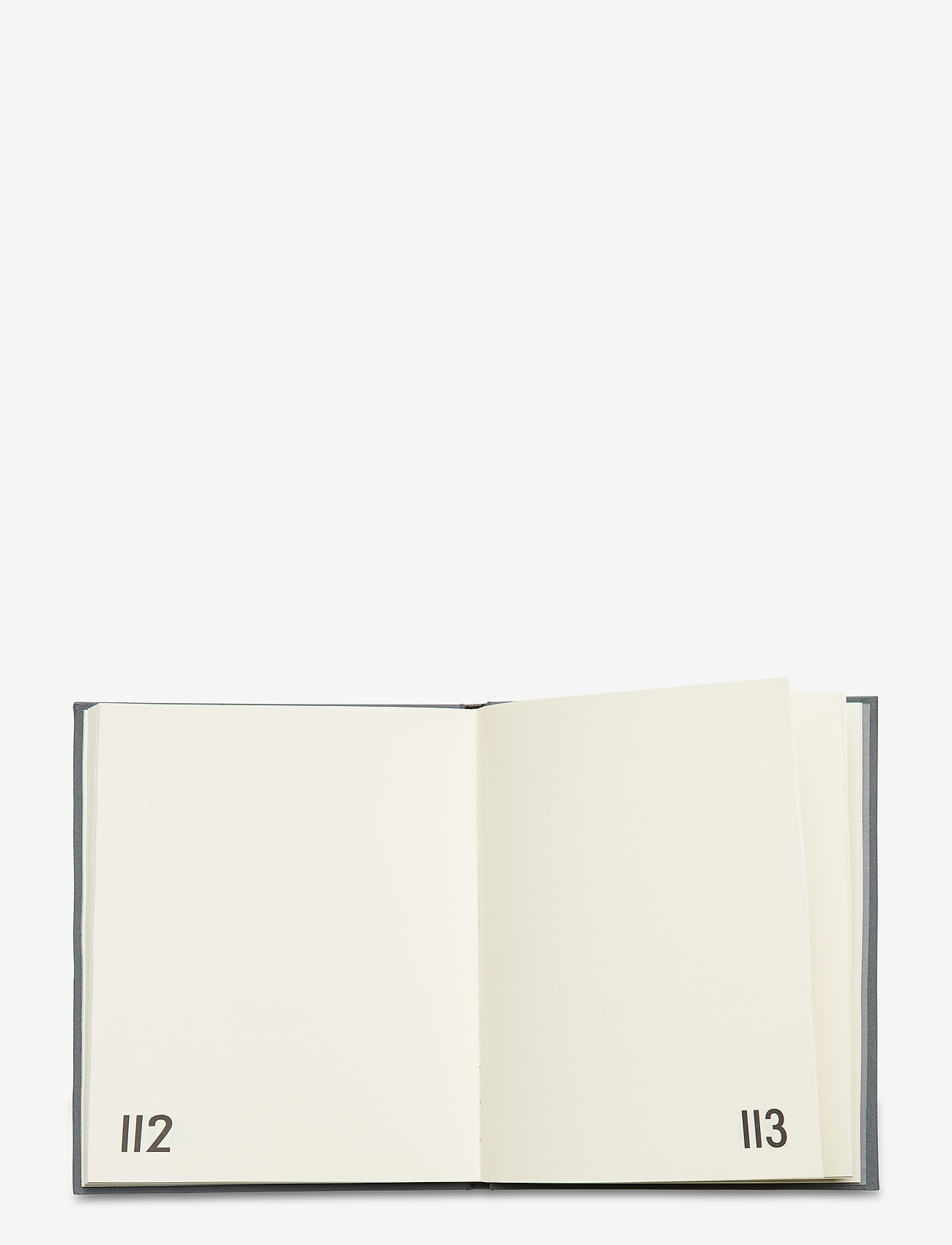 Design Letters - Personal textil notebook - de laveste prisene - grey - 1