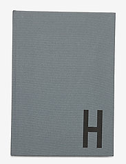 Design Letters - Personal textil notebook - zemākās cenas - grey - 0
