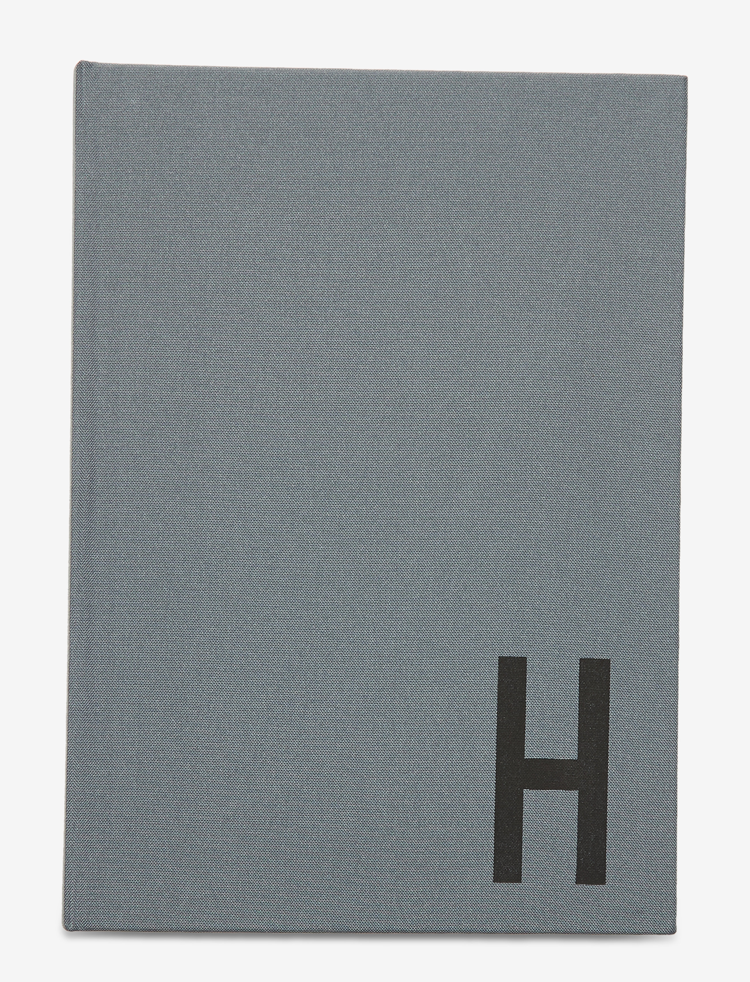 Design Letters Personal textil notebook - Kontoritarbed - GREY / grey