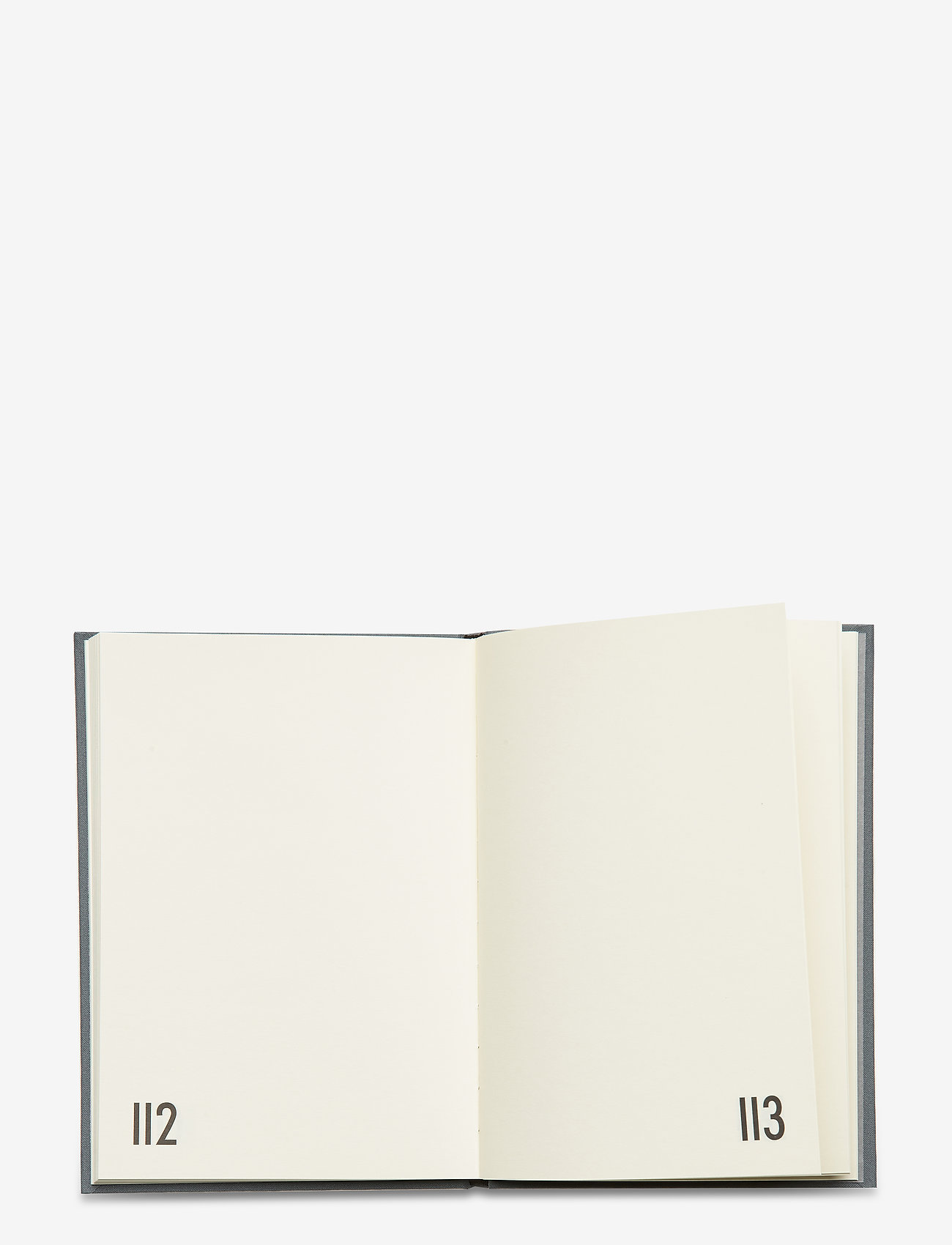 Design Letters - Personal textil notebook - madalaimad hinnad - grey - 1