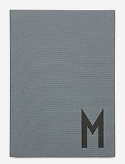 Design Letters - Personal textil notebook - laveste priser - grey - 0