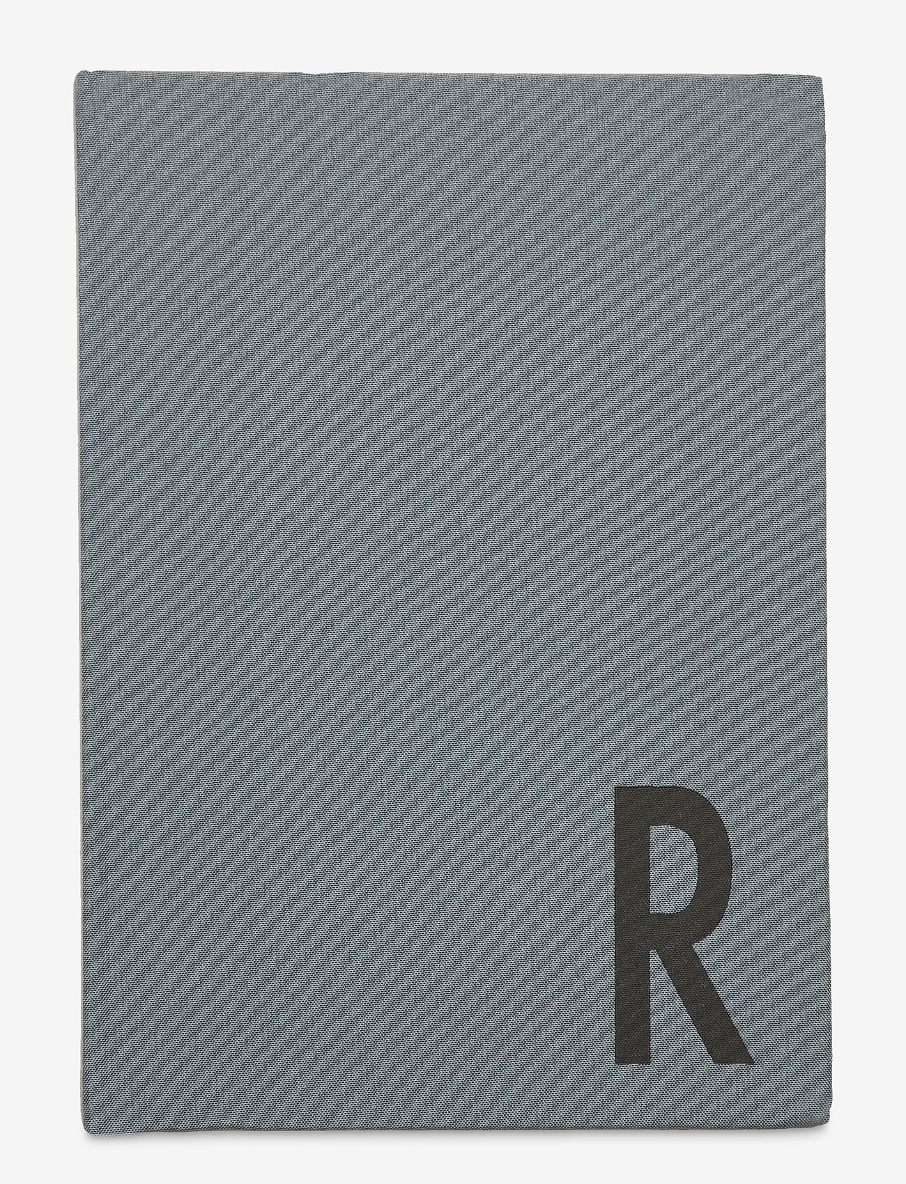 Design Letters - Personal textil notebook - lowest prices - grey - 0