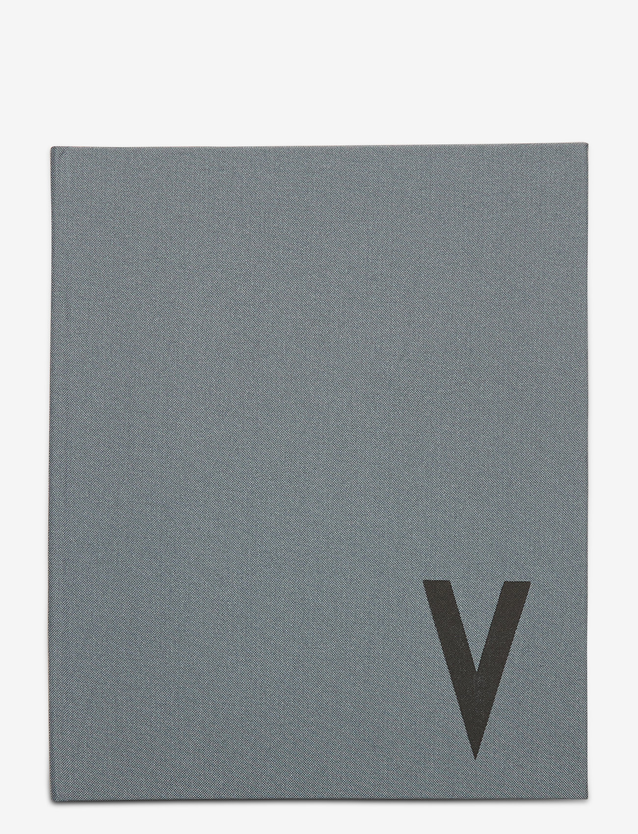Design Letters - Personal textil notebook - zemākās cenas - grey - 0