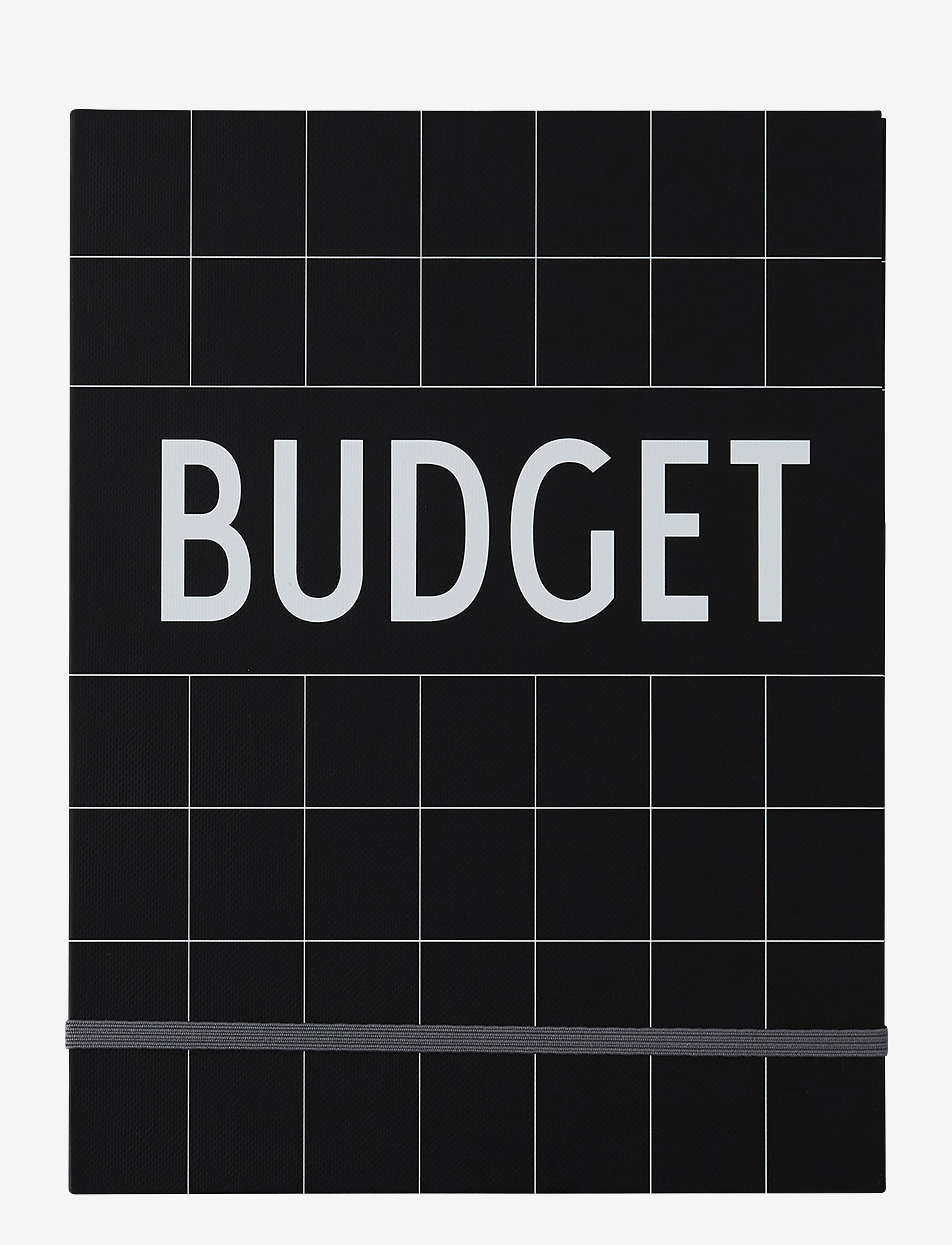 Design Letters Budget Book Black, One Size, Office Material, Schwarz - Calendars & Notebooks, Homeware