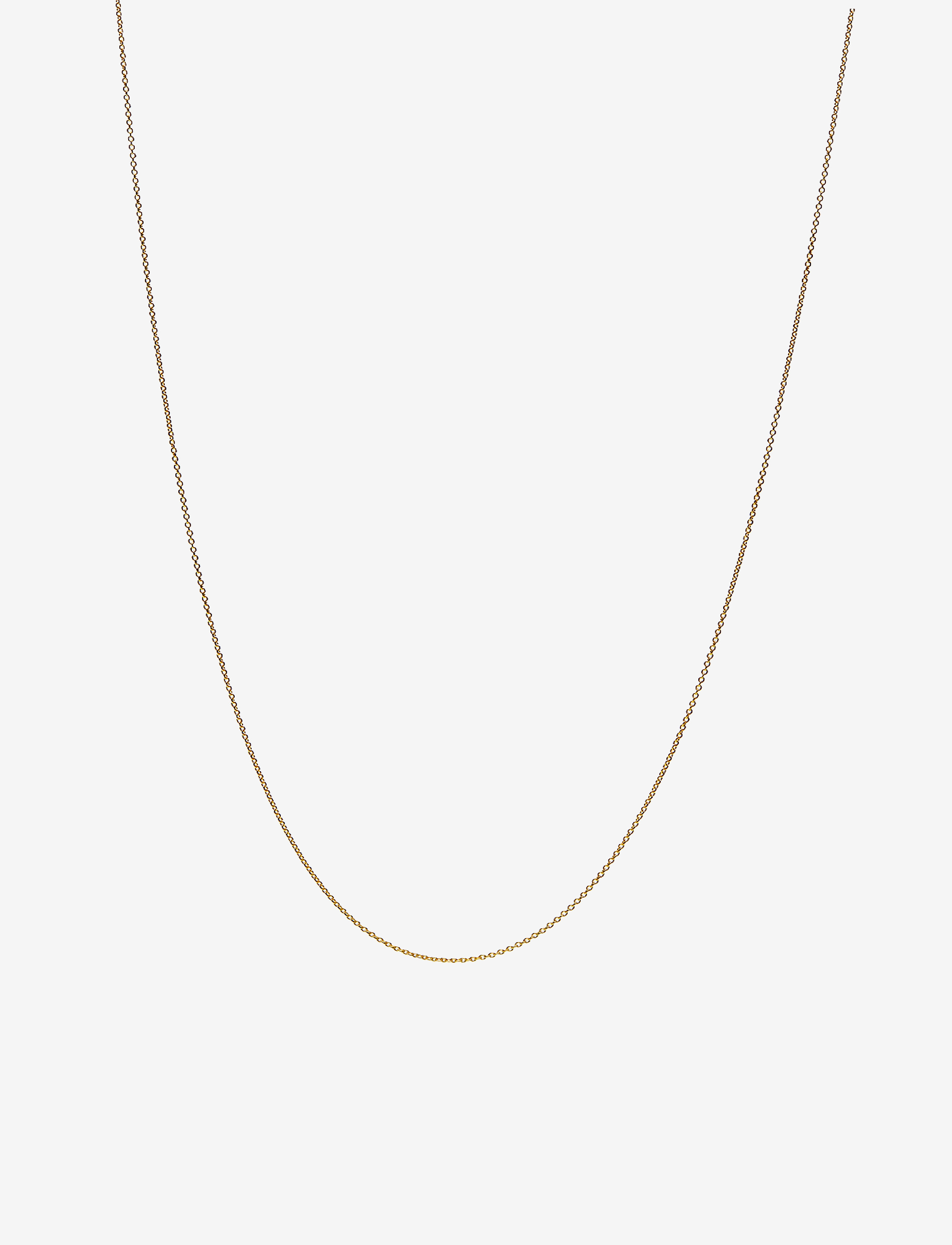 Design Letters Necklace Chain, L80 cm, Necklaces, Gold - Chain Frauen