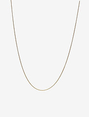 Design Letters - NECKLACE CHAIN 80 CM - kedjehalsband - gold - 0