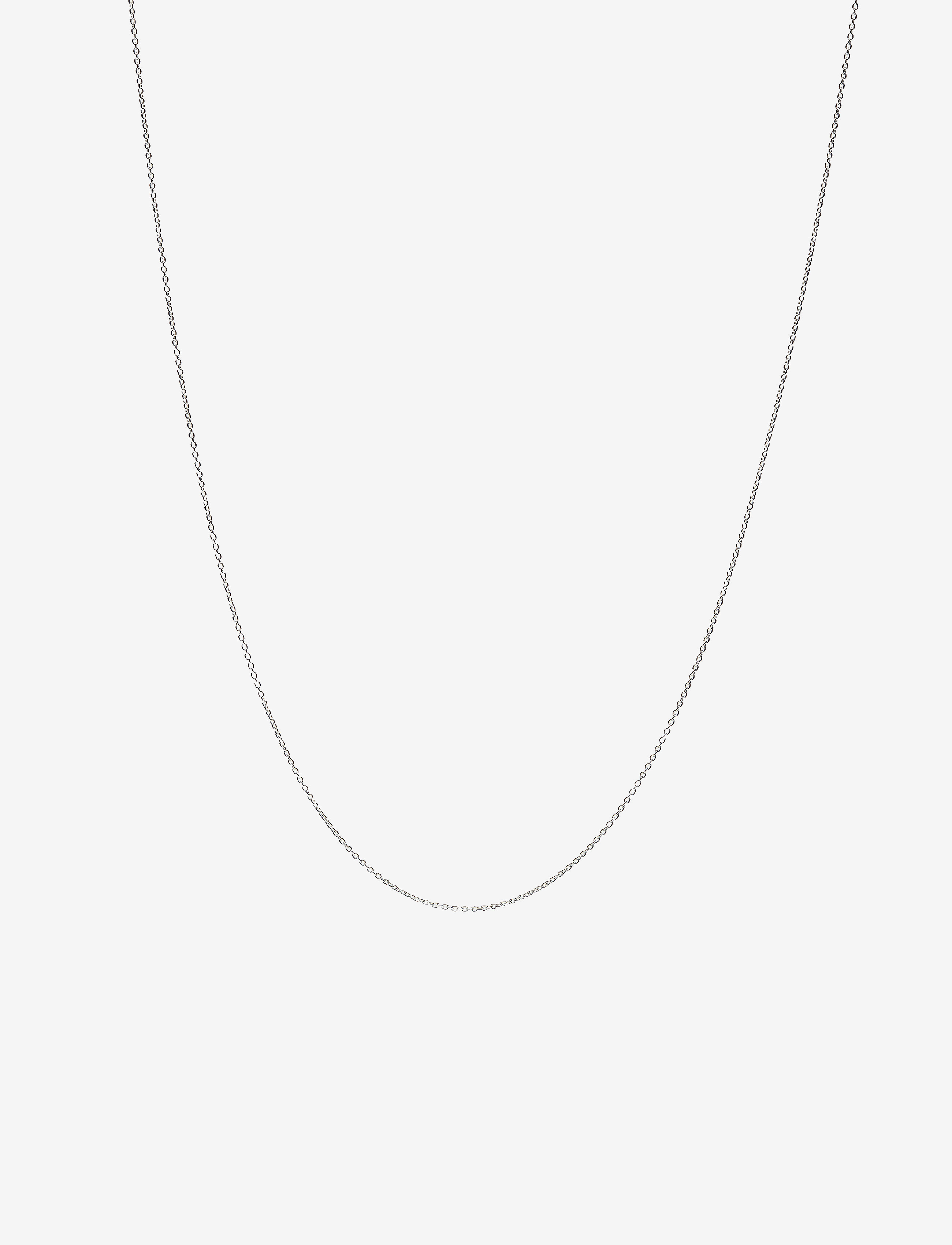 Design Letters Necklace Chain, L80 cm, Necklaces, Silber - Chain Frauen