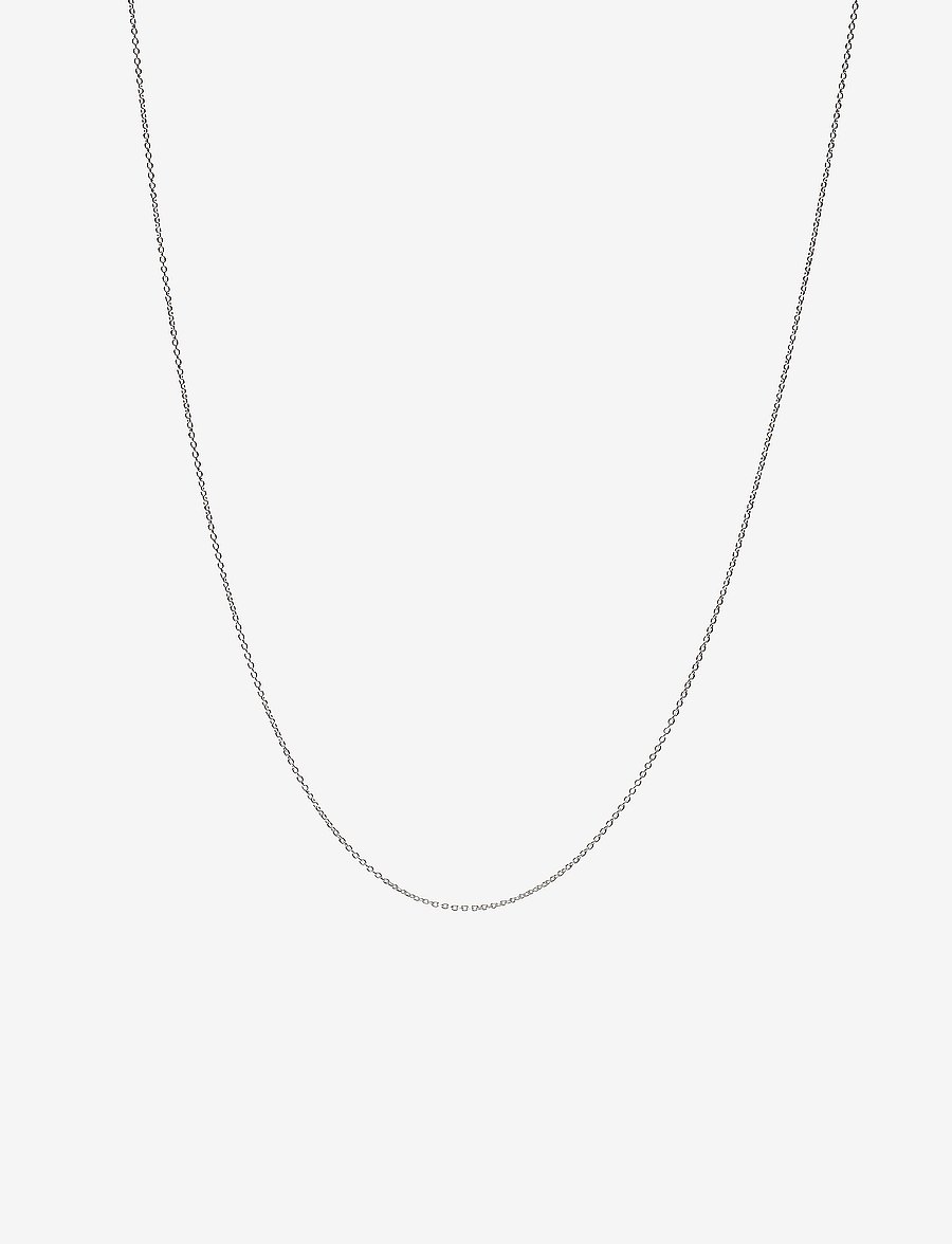 Design Letters - NECKLACE CHAIN - halsketten - silver - 0
