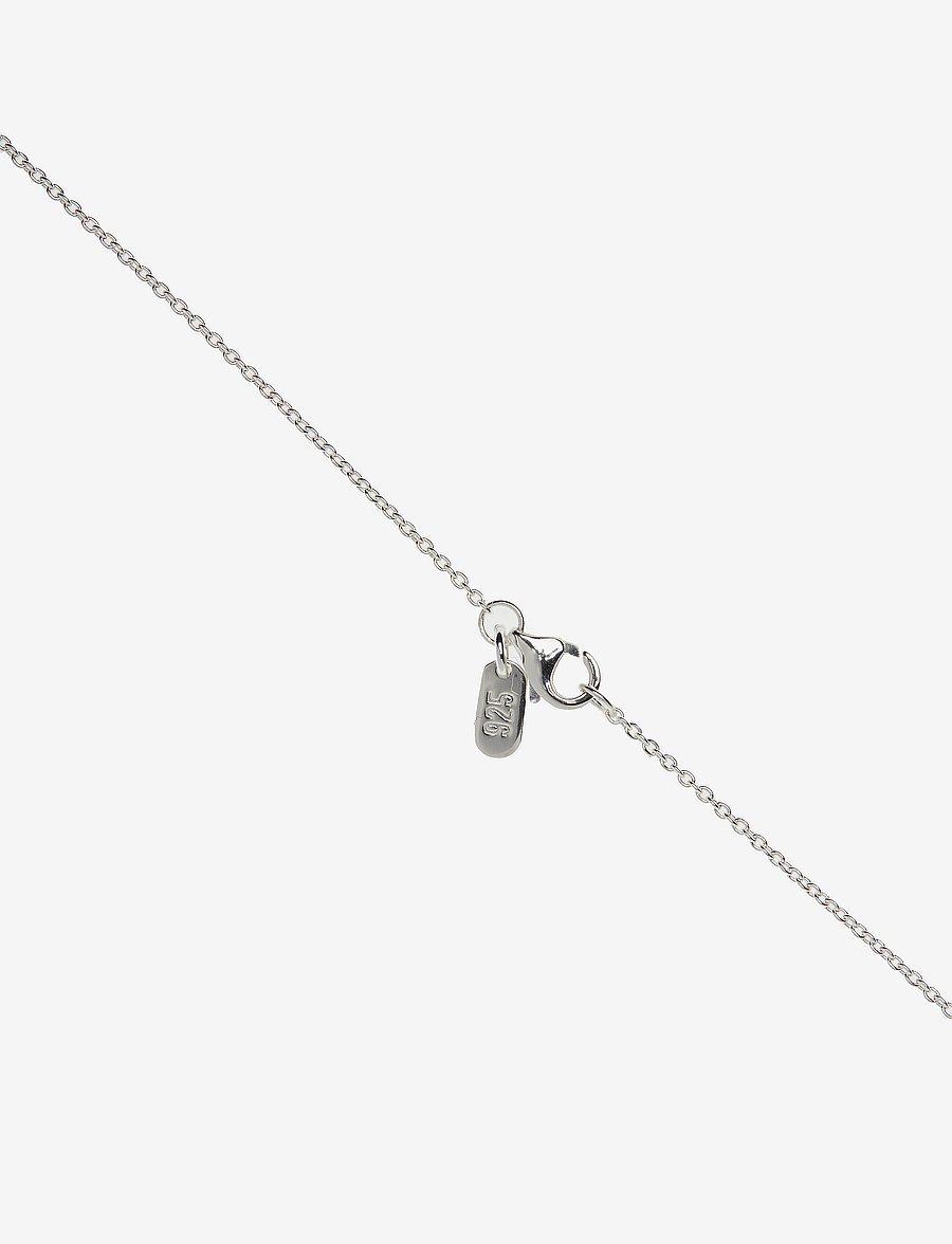 Design Letters - NECKLACE CHAIN - halsketten - silver - 1