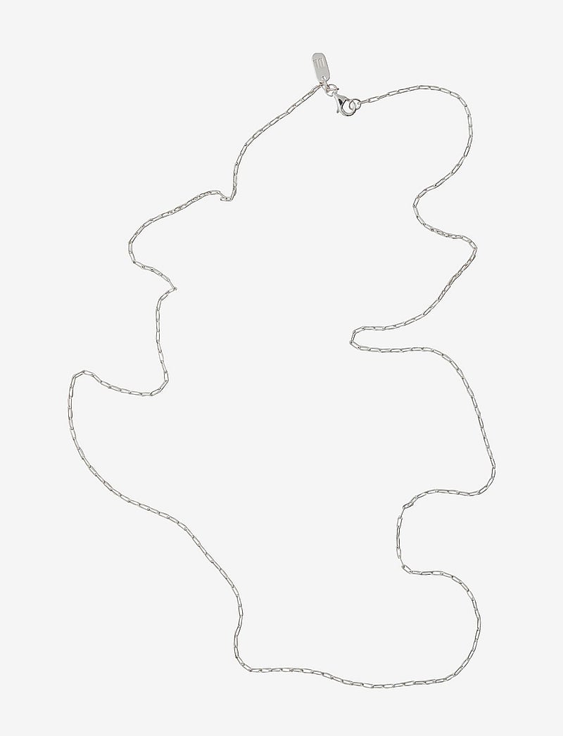 Design Letters - Square Link Chain - halskæder - silver - 0