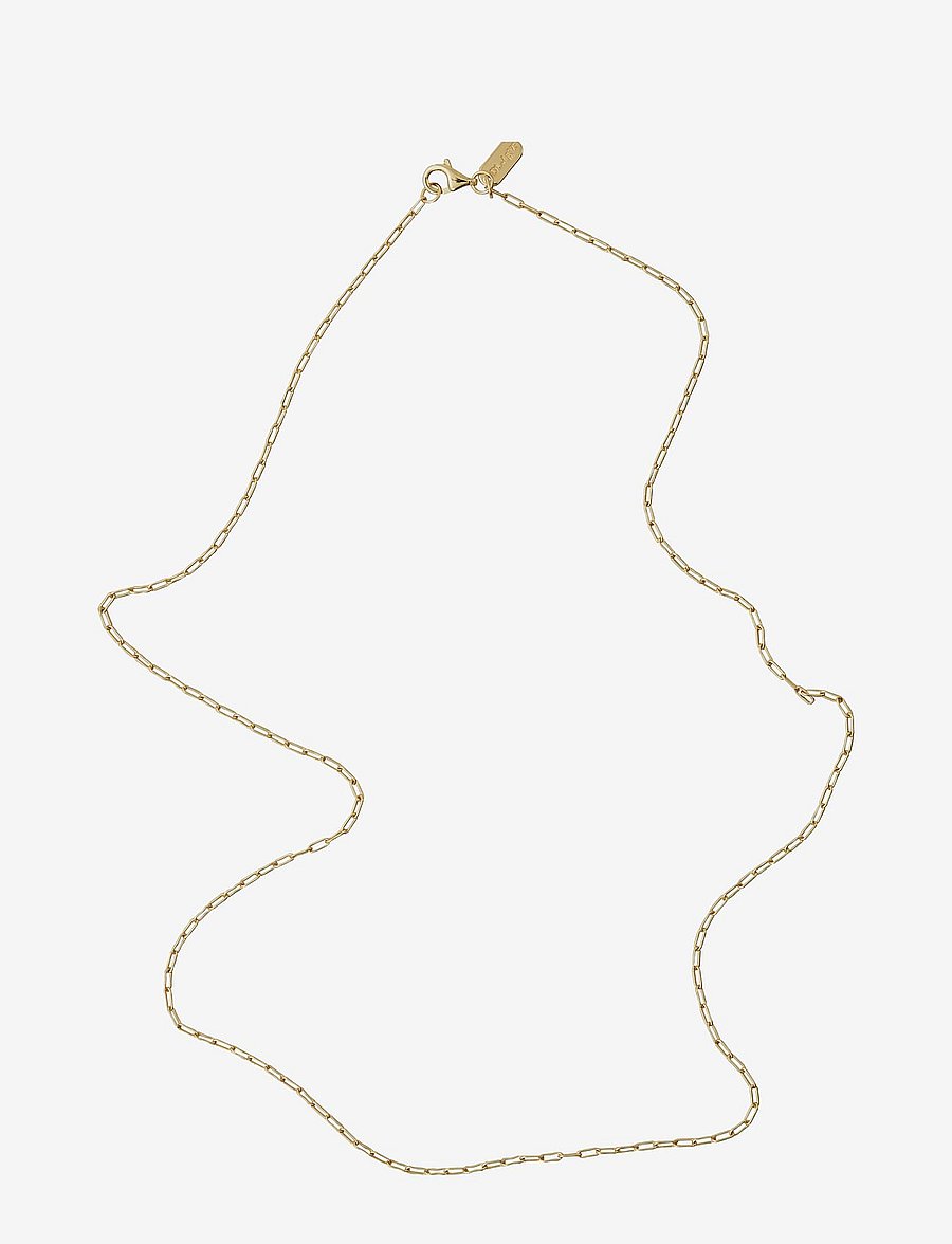 Design Letters - Square Link Chain - kaelaketid - gold - 1
