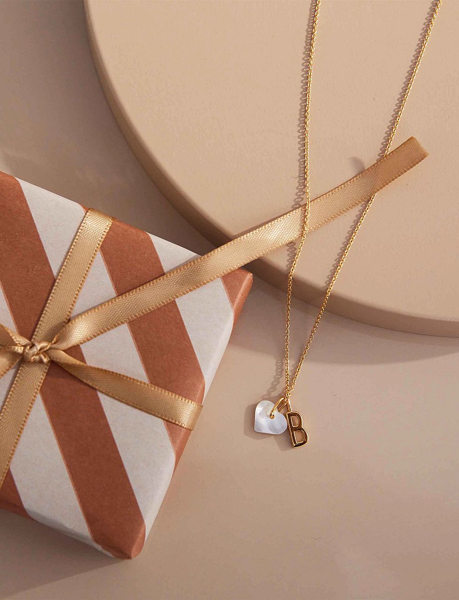 Design Letters - NECKLACE CHAIN - chain necklaces - gold - 3