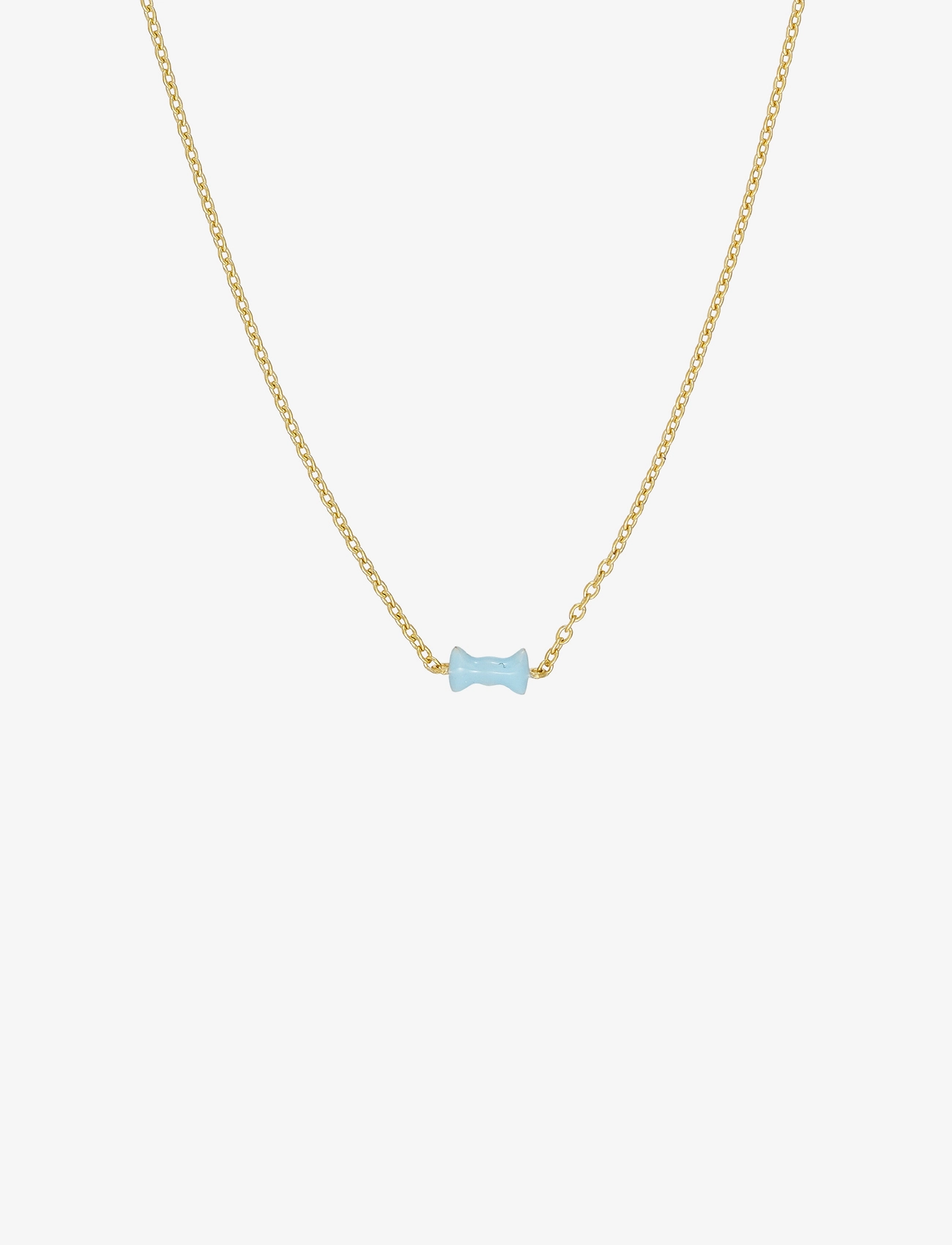 Design Letters - Bow tie Necklace - ketten mit anhänger - blue - 2