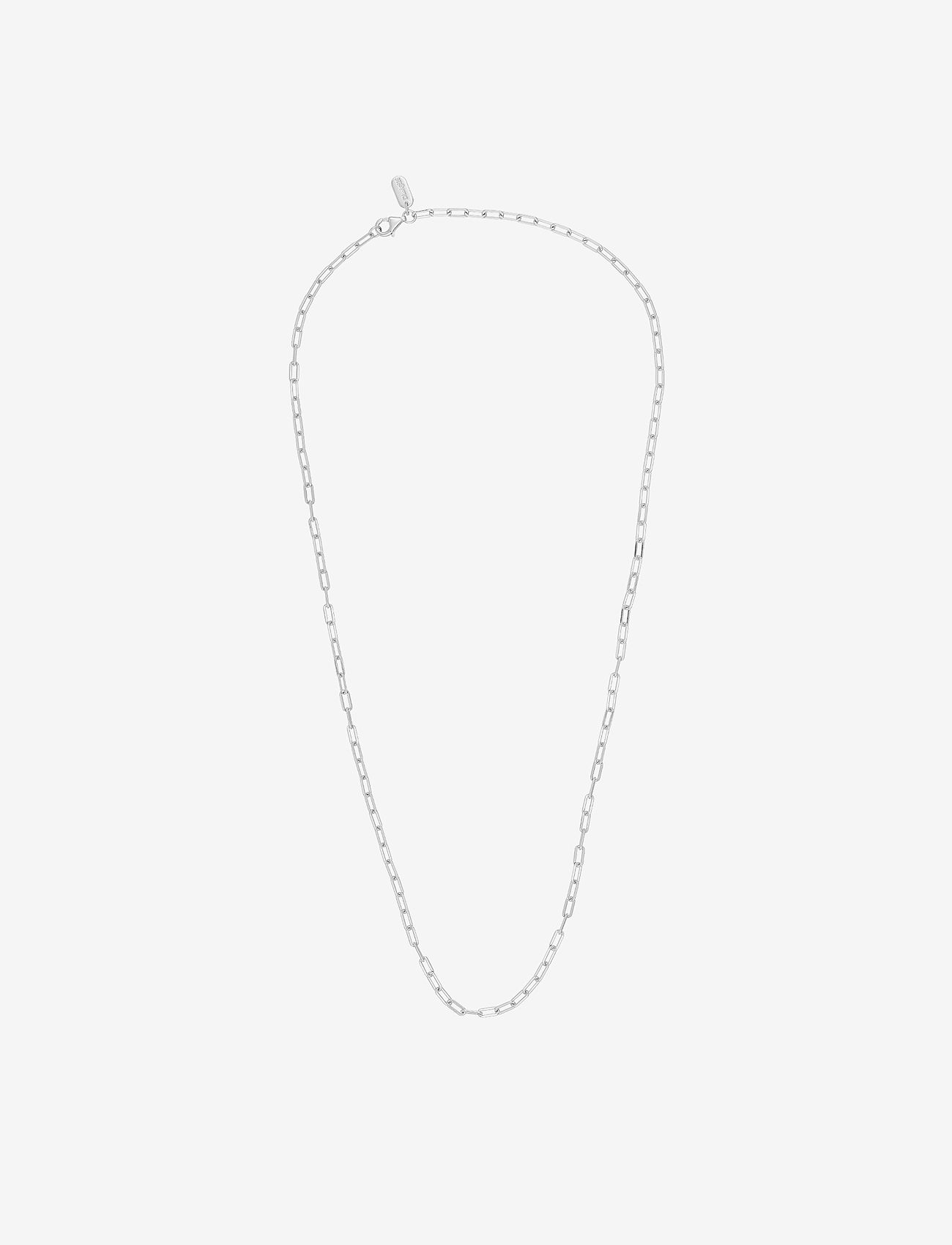 Design Letters - Chunky Square link chain - silver - 1