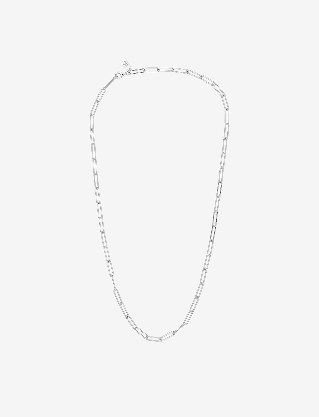 Design Letters - Chunky Square link chain - halsketten - silver - 1