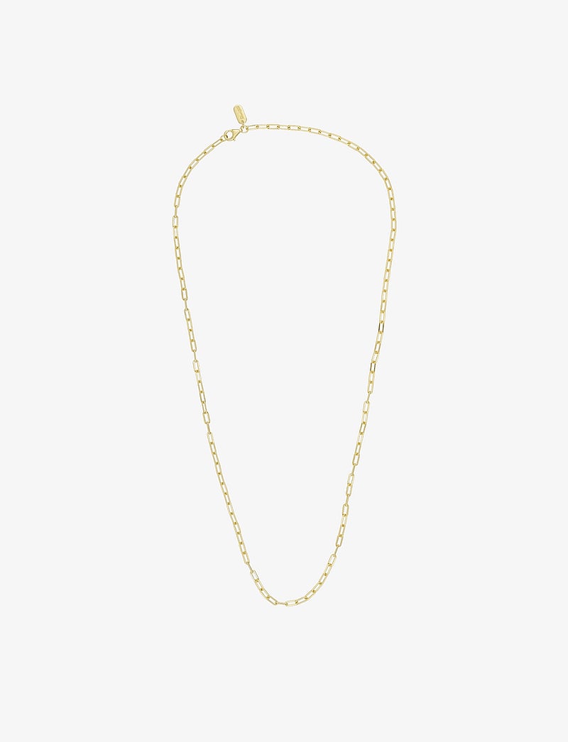 Design Letters - Chunky Square link chain - halskæder - gold - 1